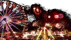 Carnival with fireworks.gif